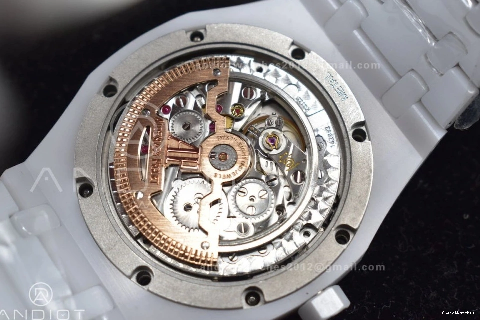 Calendar SmoothTexture on White Ceramic Oak A Best Bracelet Edition Royal 1052 Perpetual 26579cb Ceramic APSF 0501